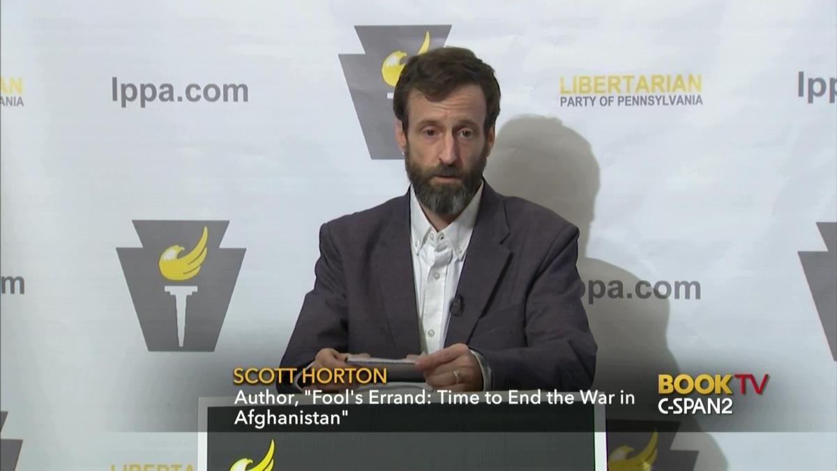 Fool's Errand, Scott Horton, Afghanistan, War