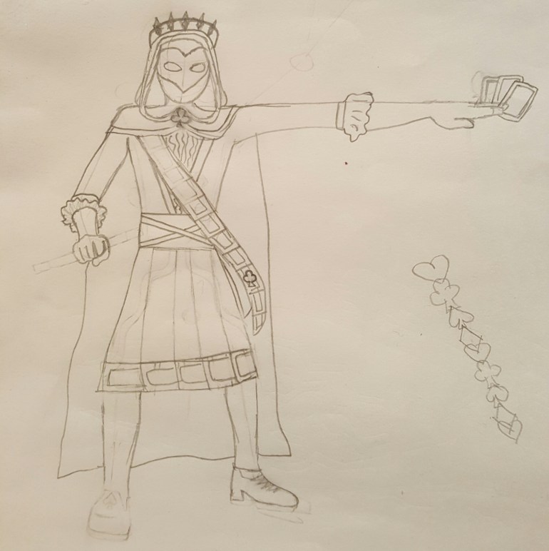 Shuffle, Superhero, Magical Girl, card, playing cards