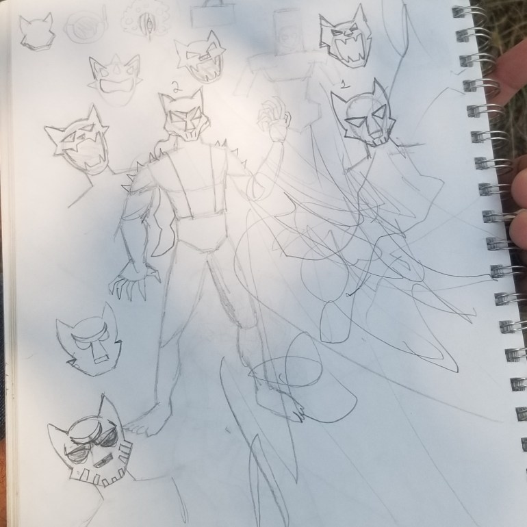 Tokutember 2020, day 23, weathered, tokusatsu, concepts