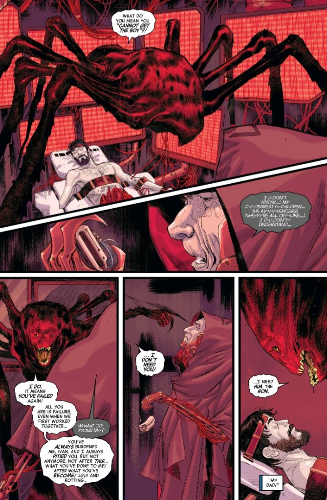 Spiderman, Spider-Man, Stan Lee, Steve Ditko, comic book review, Swinging Through Comics, JJ Abrams, Henry Abrams, Sara Pichelli, Cadaverous, Benny Parker, Spider-Man Bloodline 4, STC 43