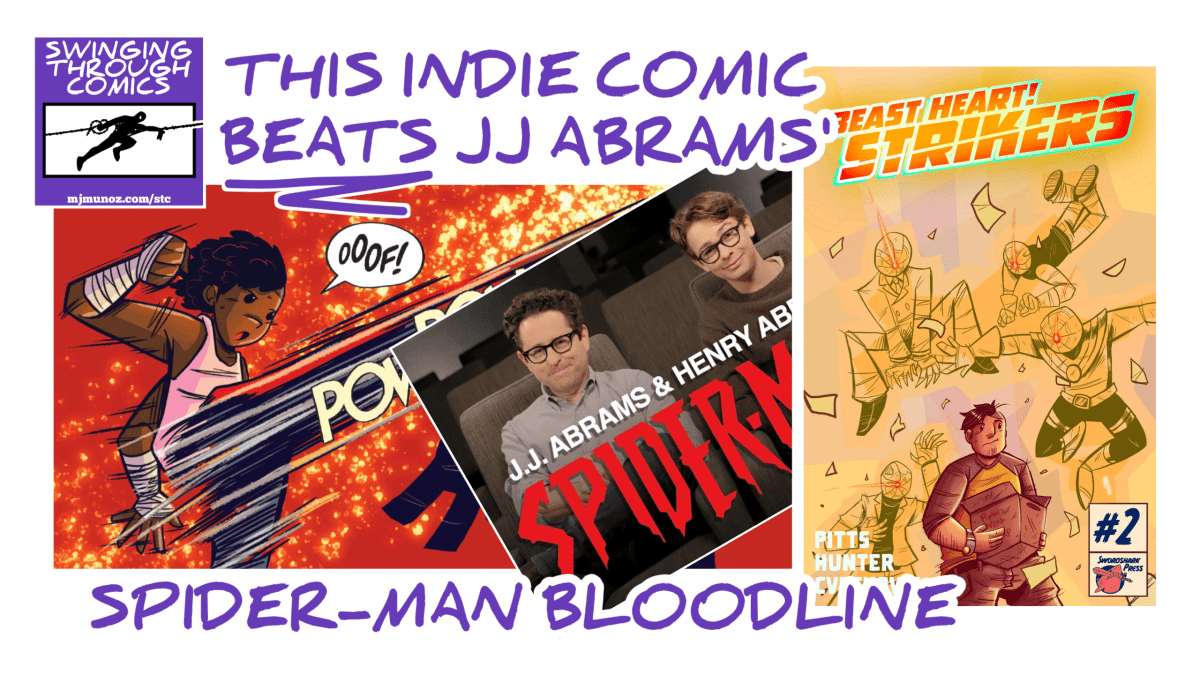 SWINGING THROUGH COMICS, STC 44, BEAST HEART STRIKERS 2, ANALYSIS, TOKUSATSU, COMIC BOOK, JJ ABRAMS