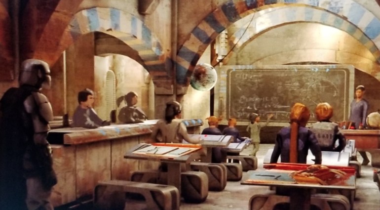 mandalorian, chapter 12, siege, concept art, mando, din, djarin, classroom