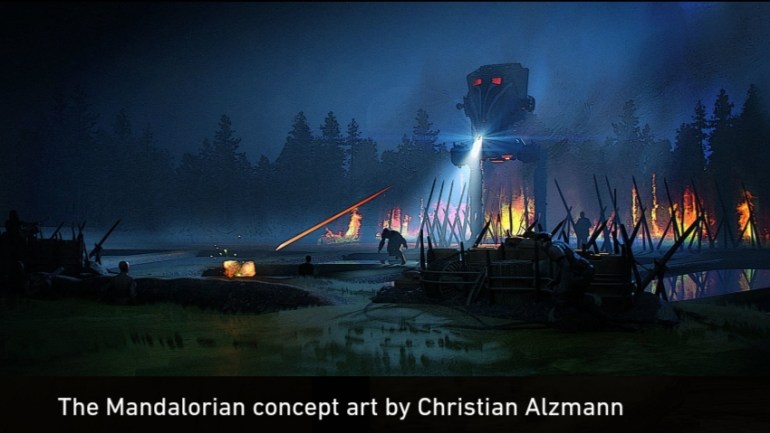 The Mandalorian, Mandalorian, Sanctuary, Fooly Operational, AT-ST attack