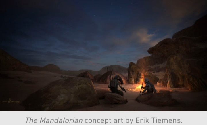 Star Wars, The Mandalorian, Chapter 9, Sand People, Mando, Din Djarin, night