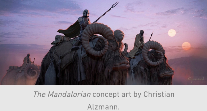 Star Wars, The Mandalorian, Chapter 9, Din Djarin, Sand People, Tusken Raiders, Bantha