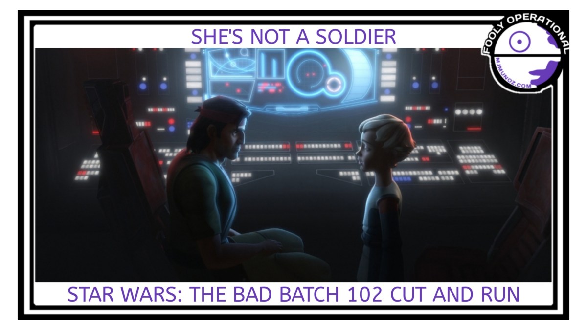 Star Wars, Bad Batch, Clone Wars, Fooly Operational, Hunter, Omega, Cut, Empire, Authoritarian, Autarky, Cut and Run, 102