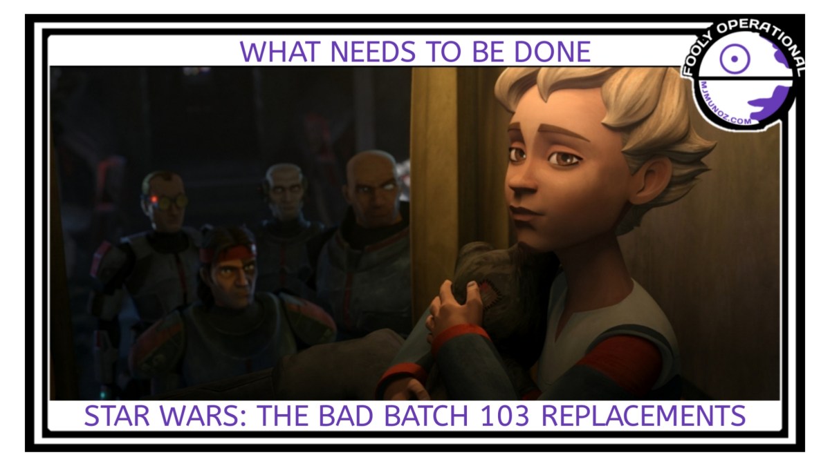 Star Wars, Bad Batch, Clone Wars, Fooly Operational, Hunter, Omega, Crosshair, Tarkin, Rampart Empire, Replacements, 103