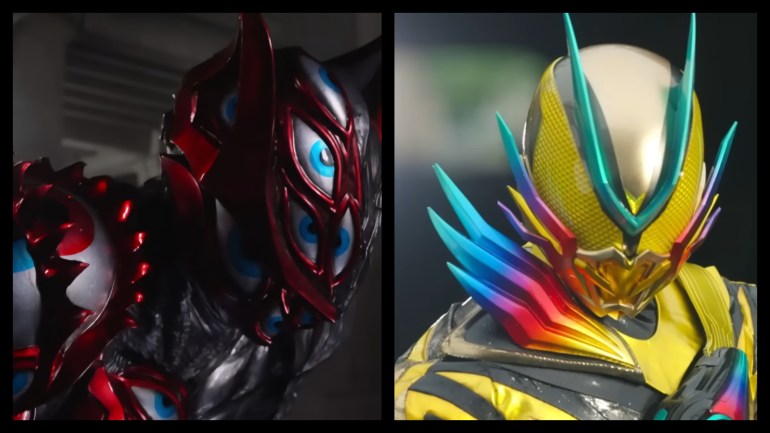 Darkness Nightmare facing off against Zets yellow boost form in Episode 15