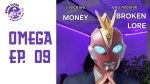 Ultraman Omega Episode 9 thumbnail with trade offer meme text I receive money you receive broken lore criticizing worldbuilding inconsistency