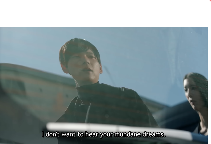 Odaka AKA Nox rejects ordinary dreams in Kamen Rider Zeztz with the line “I don't want to hear your mundane dreams”