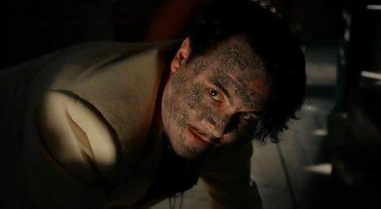 Flint Marco appears partially transformed during his confrontation with Ben Reilly in Spider Noir Episode 1.
