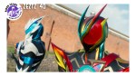 Kamen Rider Zeztz and Kamen Rider NOX stand back-to-back during the events of Kamen Rider Zeztz Episode 40.
