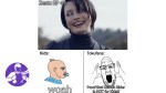 X post using The Lady's disturbing appearance in Kamen Rider Zeztz 49 to joke about fans claiming dark moments prove Kamen Rider is not for children.